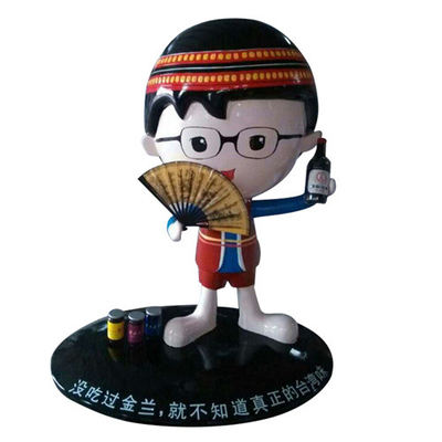 Figurine игрушки куклы изготовленных на заказ скульптур стеклоткани крытый декоративный