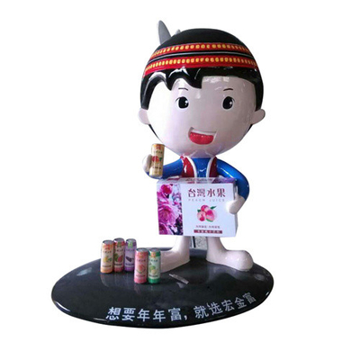 Figurine игрушки куклы изготовленных на заказ скульптур стеклоткани крытый декоративный