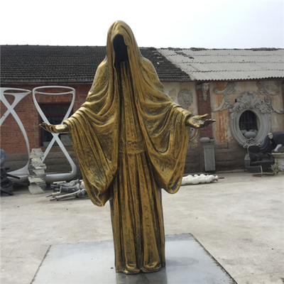 Статуи стеклоткани Azrael хеллоуина смерти на открытом воздухе 80cm 120cm 150cm 180cm