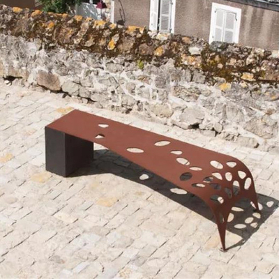 Искусство мебели скульптуры Corten OEM стальное/на открытом воздухе декоративный стул для парка